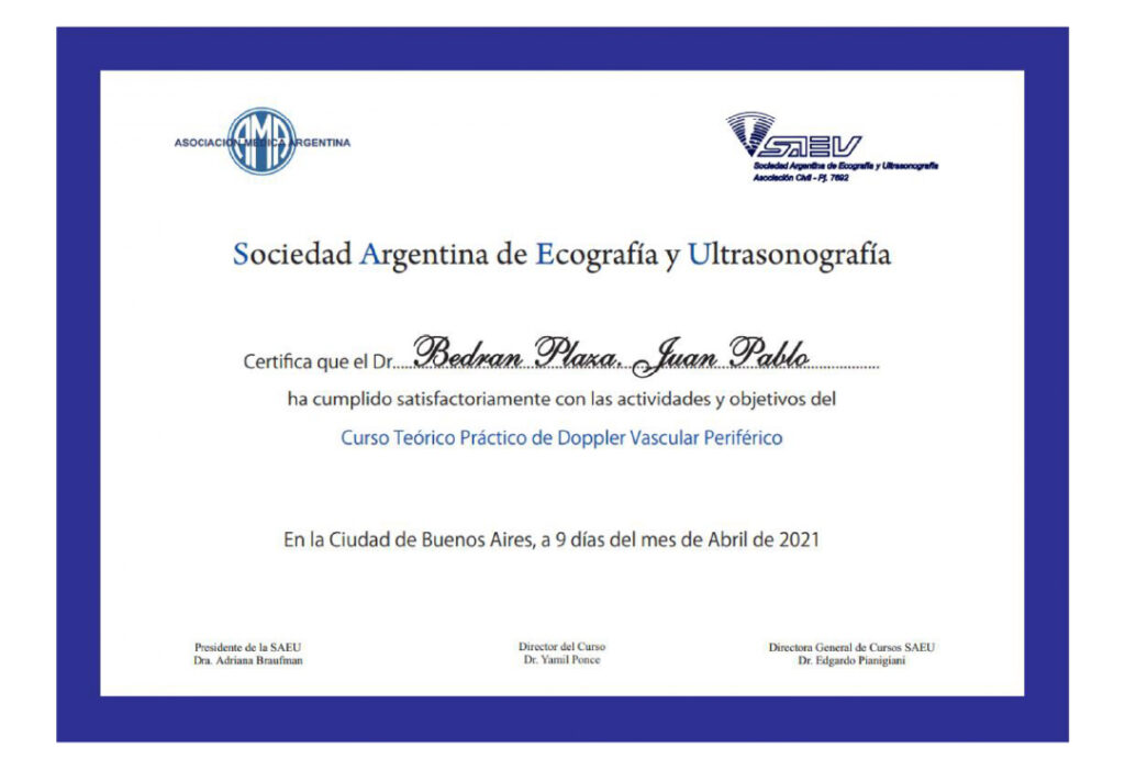 Juan Pablo Bedrán-certificado-Sociedad Argentina de Ecografìa y Ultrasonografía-100