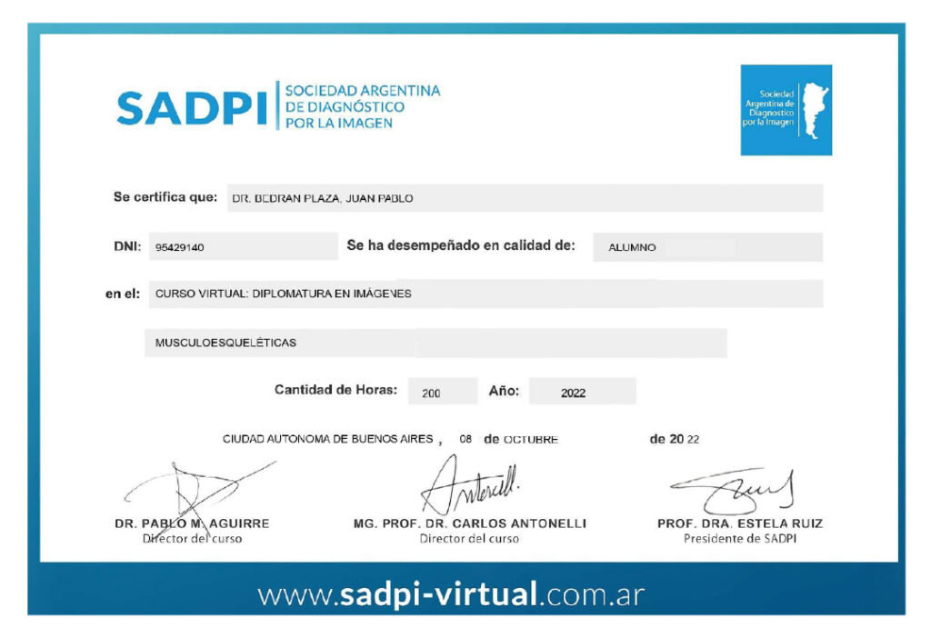Juan Pablo Bedrán-certificado-sociedad argentina de diagnóstico por la imagen-100